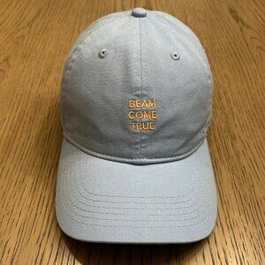 Drunk Elephant pale blue canvas baseball cap hat